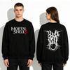 Mortal Shell II Crewneck Sweatshirt Men Women Gothic Dark Graphic Print Pullovers Long Sleeve Death Metal Style Sudaderas Female