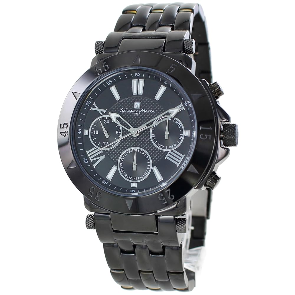 

водонепроницаемость до 10 браслет из нержавеющей стали [Salvatore Marra] Мужские часы, АТМ, [] №4