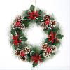 High-Grade Pinecone & Pine Needle Christmas Wreath for Doors & Tabletop Decorations