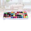 60pcs Multi Color Sewing Thread Kit Polyester Thread Mini Bobbins  For Hand & Machine Sewing