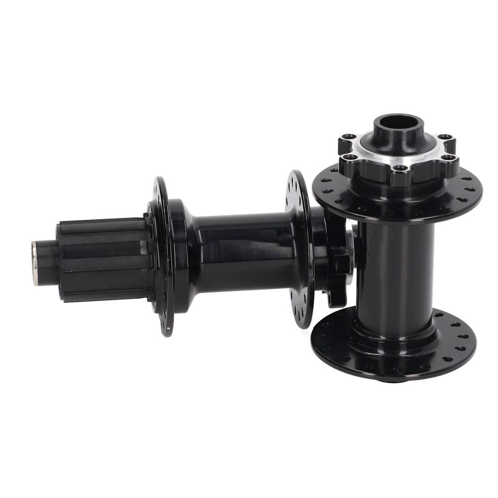 2pcs Bicycle Hubs Black Aluminium Alloy 32 Holes Front Rear Bike Disc Hubs 4 Bearing for Mountain