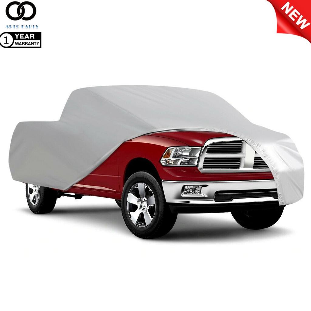 Full Truck Cover Water Resistant UV Dirt Dust Scratch Indoor Pickup Protection | Gray | Polypropylene | 1 Year Manufacturer Warranty