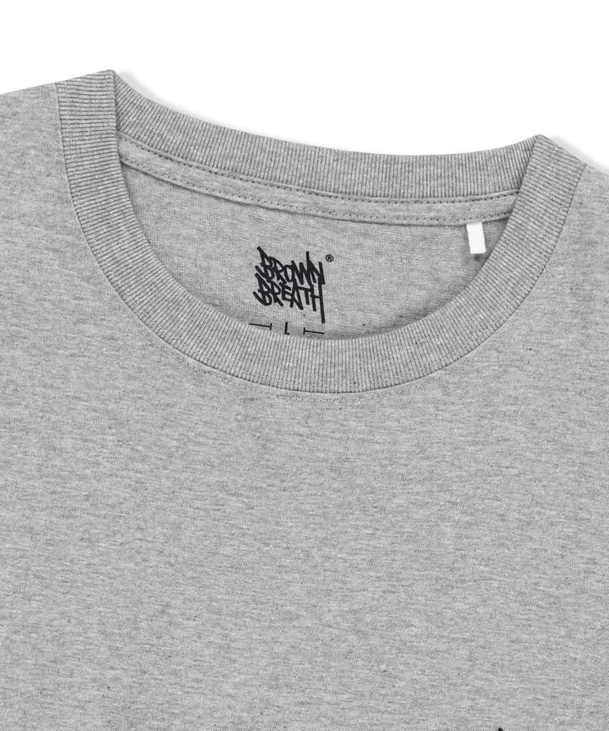 BROWNBREATH Tag Og Longsleeve - Melange Gray