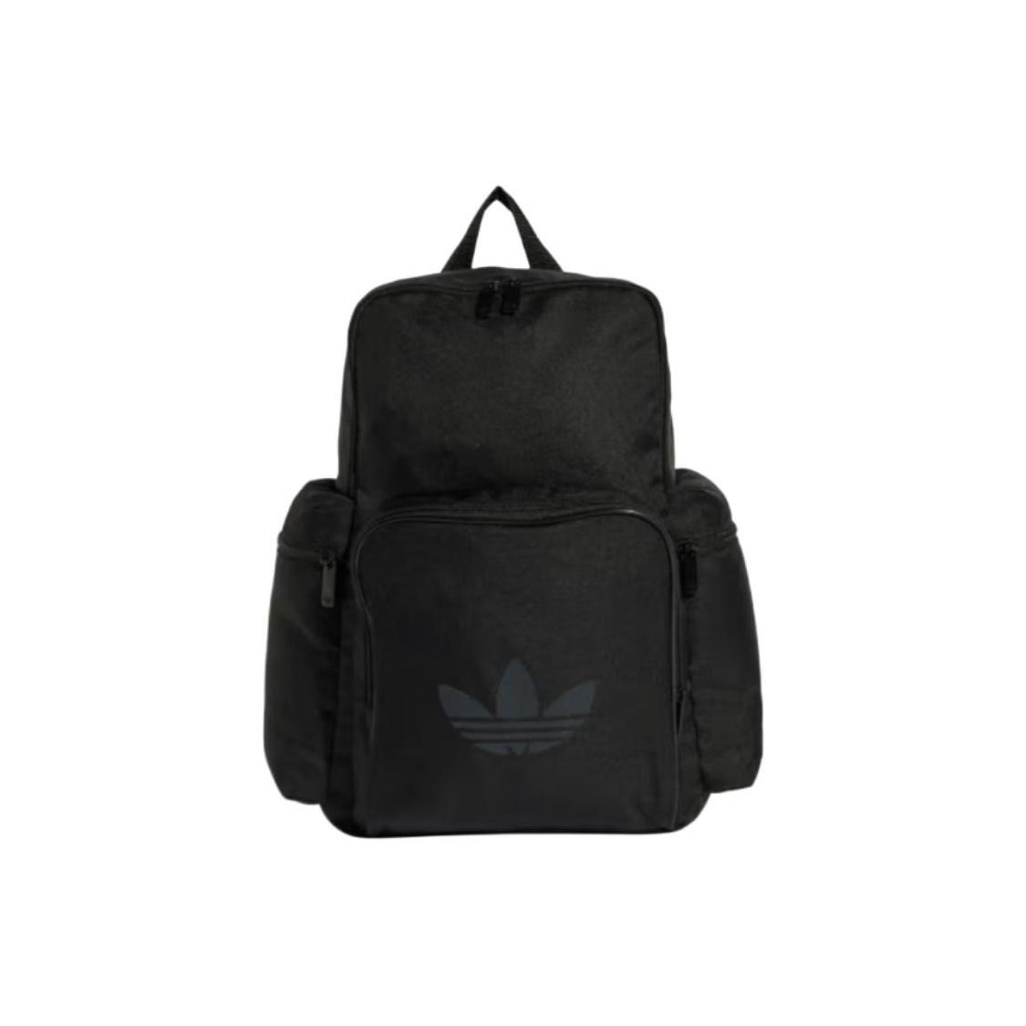 Adidas Originals Recycled Polyester Backpack Unisex Black/Mint Green One Size