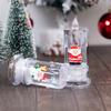 Christmas Themed Water Injection Transparent Simulation LED Electronic Candle Santa Claus Snowman Christmas Tree Snowflakes