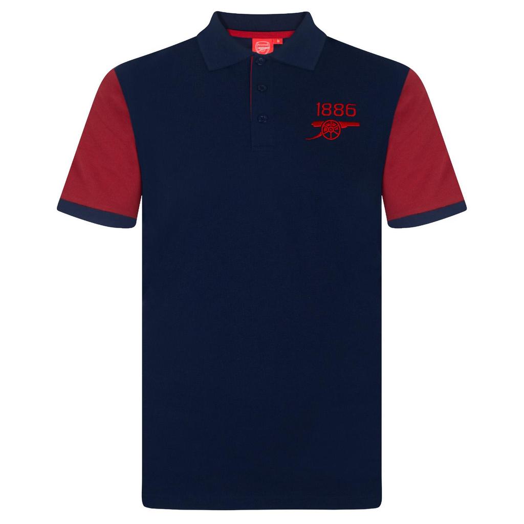Arsenal FC Mens Contrast Polo Shirt