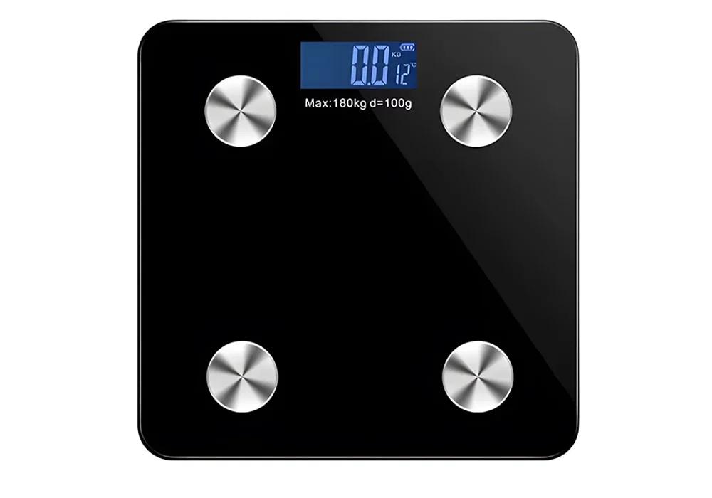 Bathroom Scale with Body Fat Measurement Bmi Bluetooth Up to 180 Glass , Lb Wagpro-B5