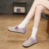 Ugly Cute Japanese Retro Color Matching Birkenstocks Women's 2025 New Flat-soled One-pedal Soft-soled Soft-faced Comfortable Single Shoes