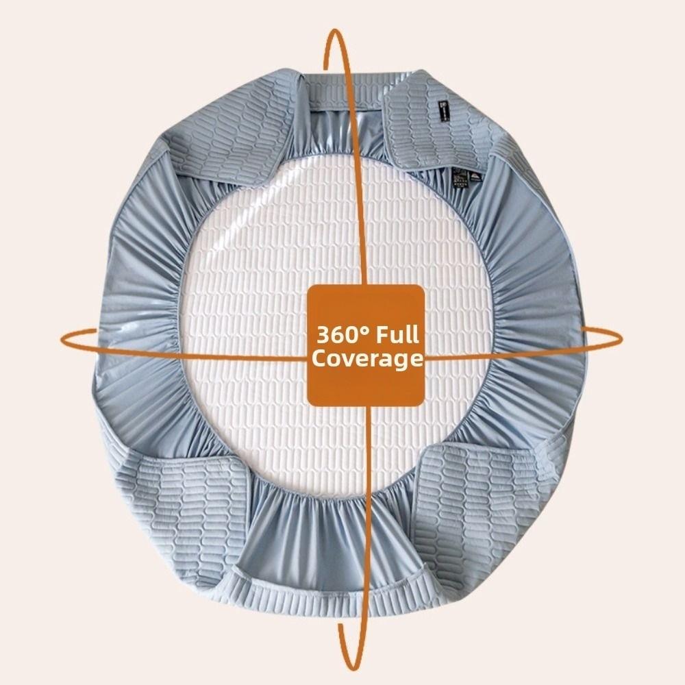 5FT/5.9FT Anti-Slip Mattress Cover Breathable Bedding Cover Durable Fitted Sheet  For All Seasons