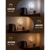 Sujeet Night Light, 4 Pack 1-50LM Stepless Dimming LED Night Light with 3CCT (3000K/4500K/6500K), Night Lights Plug Into Wall for Adults, Bedroom,