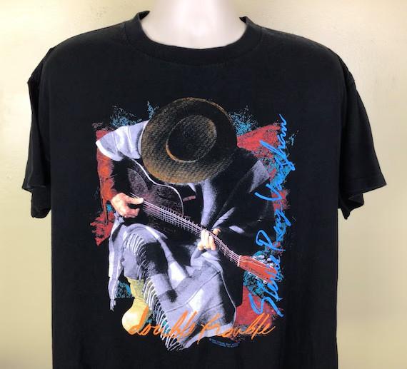 Stevie Ray Vaughan Double Trouble Band 1989 Concert Shirt Unisex S to 5XL SG107 Unisex T-Shirt
