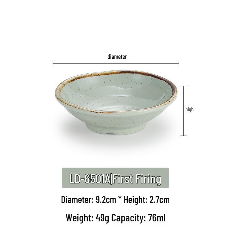 

Melamine Imitation Porcelain Small Bowl for Rice, Soup, or Seasoning - Ideal for Hotels & Restaurants