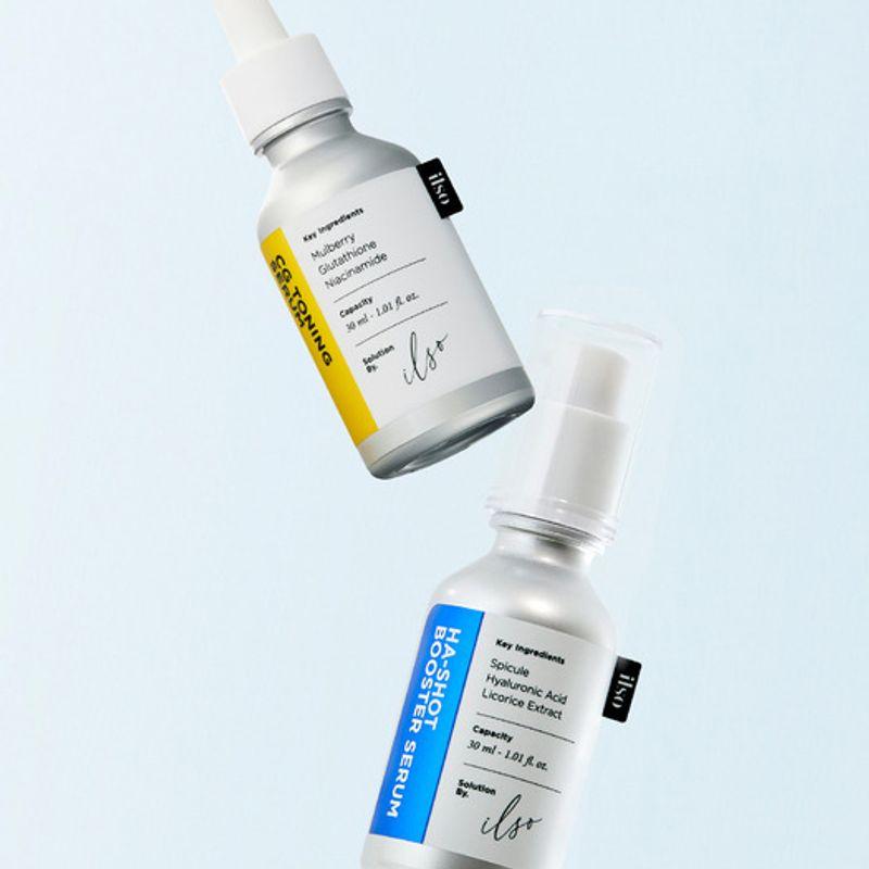 ilso [2-piece set] ilso CG Toning Glutathione Serum 30ml + Hyalshot Spicule Serum 30ml 1 Glutathione Serum + 1 Spicule Serum