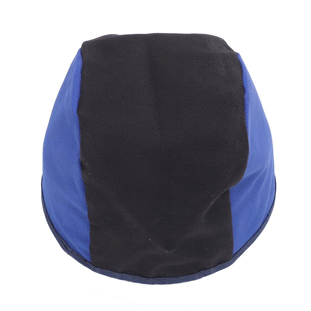 Căciulă de sudură reversibilă, ignifugă, rezistentă la căldură, din bumbac, protectivă pentru sudori, 52~56cm