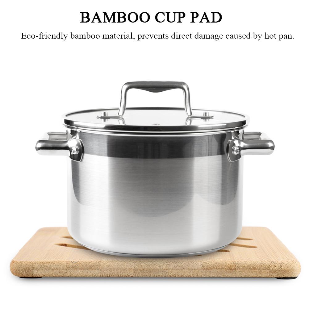Bamboo Cup Pot Dish Pad Holder Heat Resistant Table Mat Placemat S