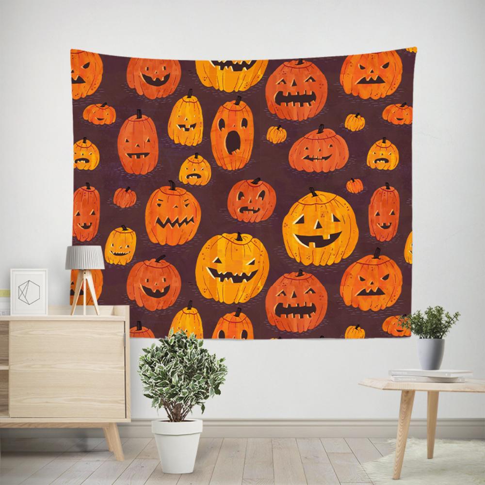 Halloween Ins Homestay Hanging Cloth Room Decoration Painting Window Scenery Tapestry Dormitory Renovation Wall Cloth