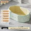 Environmentally Friendly Portable Baby Bath Tub: Indoor, Foldable, Insulated & Spacious for Sitting or Lying Down.