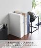 Yamazaki Magnetic Piggy Bank White x x Tower Simple Design Vertical Horizontal 1909 Body W14.8 D3.7 H21.2cm