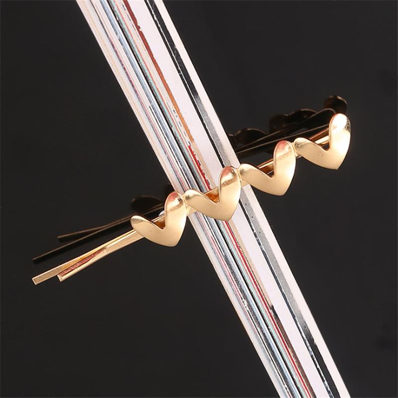 Korea Simple Metal Hair Clips Pins for Women Headwear Sweet Hairpins Barrettes Styling Hair Accessories Gift Dropshipping