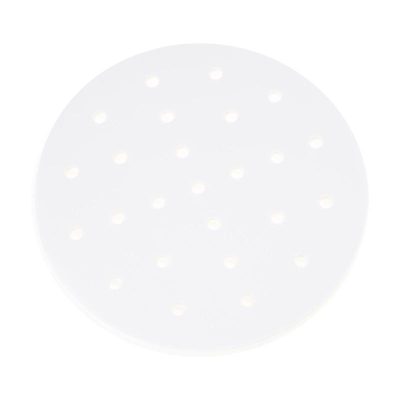 

100Pieces Throwaway Steamers Liners Flavorful Greaseproof Liners Oil Paper Steamers Pad Waterproof Paper Sheet for Buns