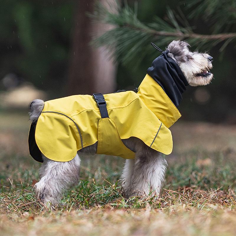 Pet Dog Waterproof Raincoat Outdoor Small Medium Size Dog Universal Teddy Bichon Puppy Clothes Pet Apparel Casual Raincoat