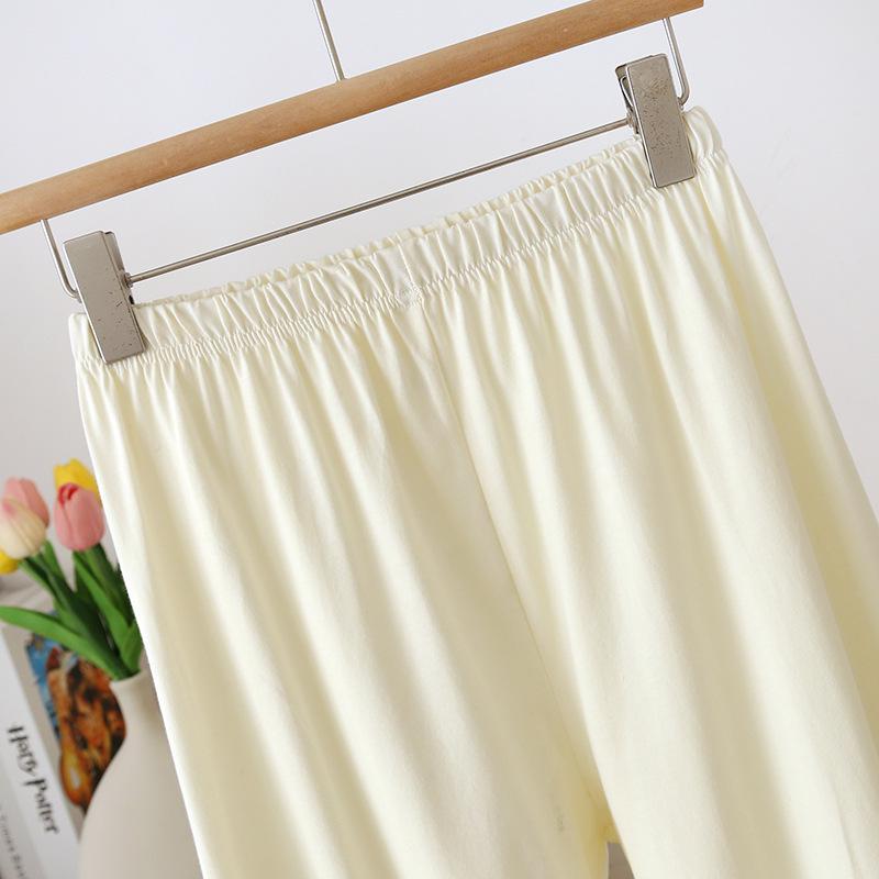 Women's Plus Size Knit Cotton Cardigan Pajama Set - Long Sleeve, Soft Homewear for Spring and Autumn