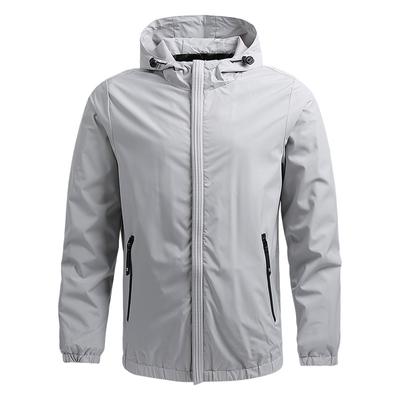 Autumn Men's Thin Casual Jacket Coat Hooded Coat