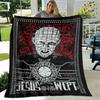Hellraiser Horrorfilm bedruckte Decke Kinder warm schön Flanell weich und bequem Heim Reise Decke Geburtstagsgeschenk