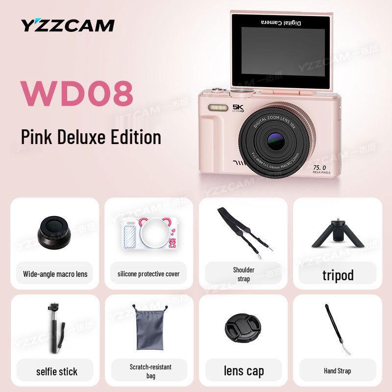 High-Definition Retro CCD Mirrorless Camera for Students and Parties - Perfect Entry-Level Camera for Girls