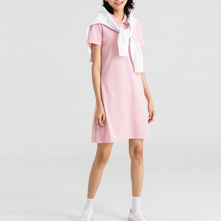 Skechers Knitted Sports Polo Dress Women Dresses Orchid-Pink L220W009-0093