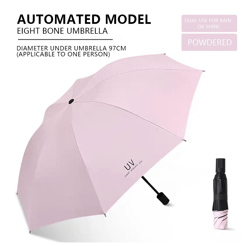 Umbrellas Sun umbrellas Cartoon rain and sunny manually folded student portable umbrellas Sunshade accessories Outdoor equipment