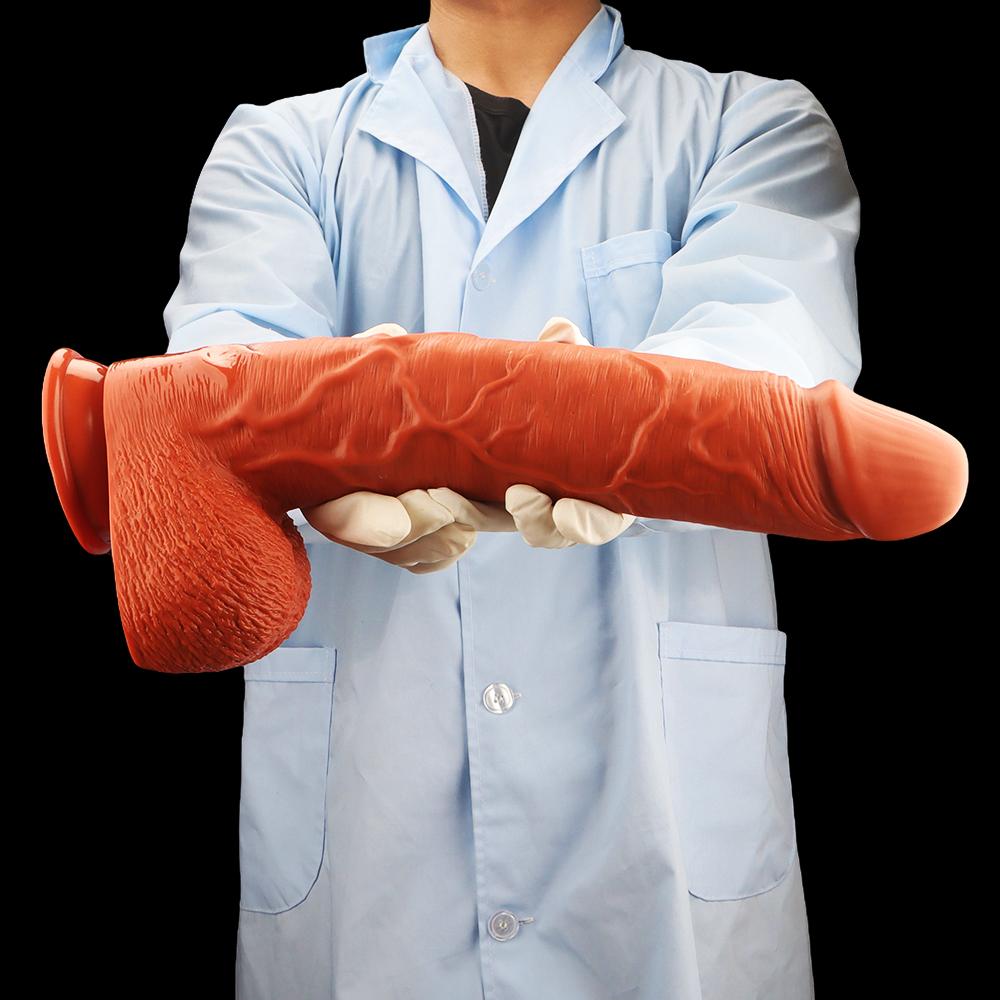 Großer Dildo Analplug mit Saugnapf Gewinde Analkugeln Analdildo Fisting Realistischer Penis