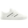Armani Exchange Leather Round Toe Lace-Up Low-Top Sneakers Men sneakers White XUX165XV7581K488