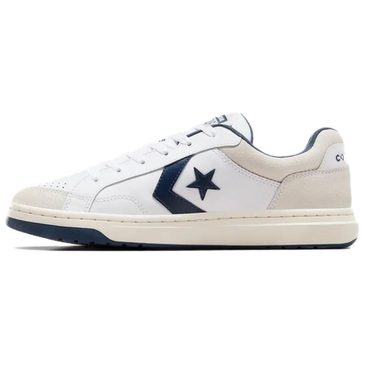 New Converse Pro Blaze Classic Wear resistant And Lightweight Low Top Vintage Basketball Shoes Unisex White A10124C