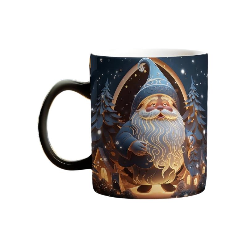 Premium Ceramic Heat Mugs Reveals Holiday Pattern When Heated Dishwasher Safe Ideal For Teas Hot Chocolates