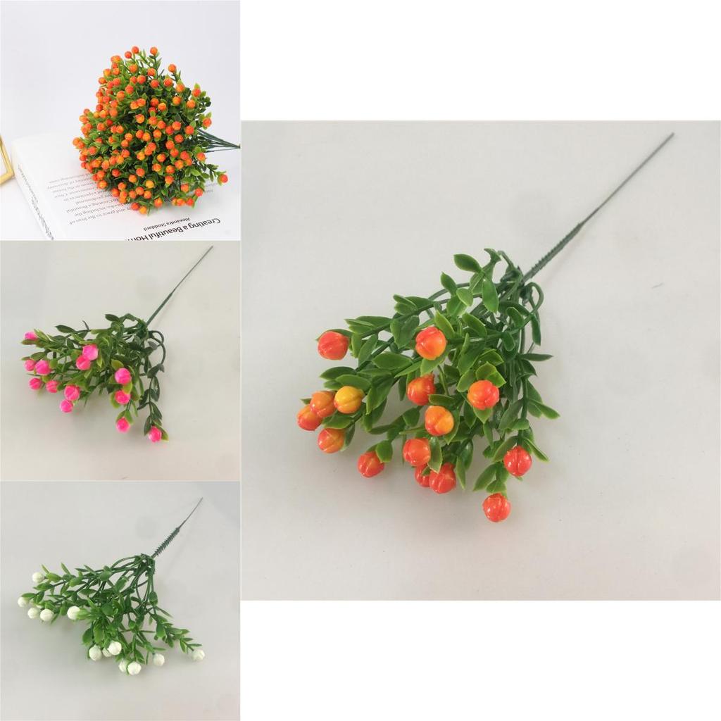 Vibrant Artificial Plastics Flowers Perfect For Beautiful Garden Porch Window Display All Year