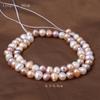 1String, White Natural Freshwater Pearls, Handmade Rice Pearl Beads, 3-4 Mm, for DIY Necklace Accessories, Jewelry Making, Women Gift, 36 Cm