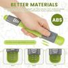 2Pcs Adjustable Measuring Spoon with Double End Scale 9 Stalls Kitchen Measuring Cup Measures Dry and Liquid Ingredients