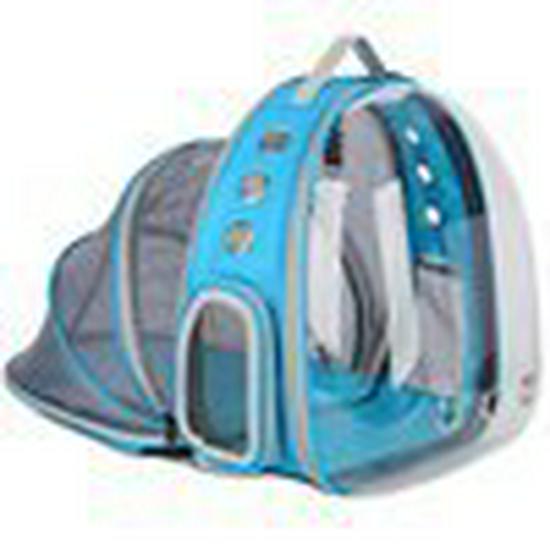 Transparent Portable Pet Backpack - Breathable Double Shoulder Travel Carrier for Cats
