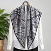 Retro American printed triangle scarf women's versatile atmosphere decorative headscarf multi-functional fart curtain neck scarf silk scarf