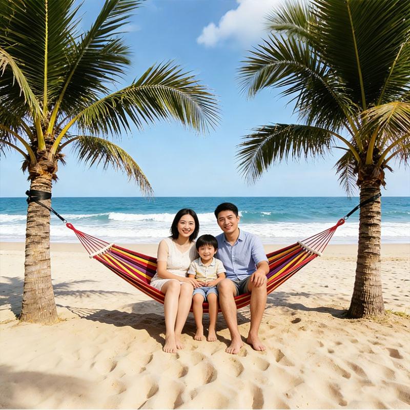 1Pc Outdoor Canvas Hammock Adult Anti-rollover Thickened Swing Hot Sale Home Yard Camping Portable Hammock