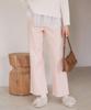 ROPE PICNIC Waist Revolution Denim Waist Shape Flare Denim Color Added Pink 40 Pants/New (63)