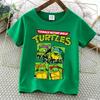 Teenage Mutant Ninja Turtles Children T-Shirts Cartoon Short Sleeves Top Tees Fashion Girls Boys Shirts Kids Summer Clothes Gift