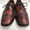 SAX Italy leather short chukka boots brown 27.0-28.0(USED)