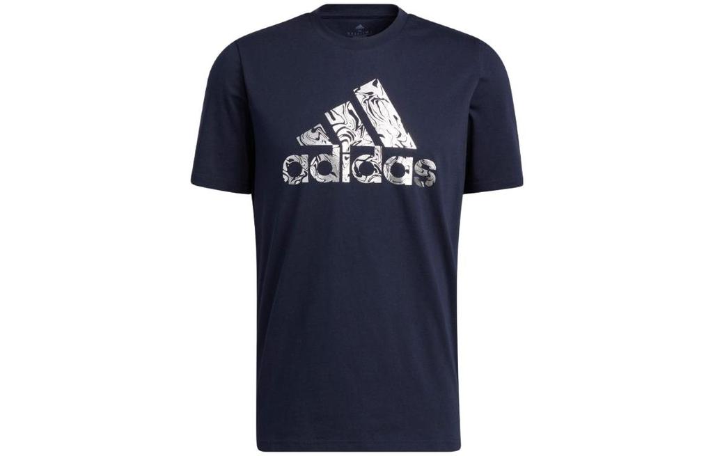 Adidas T Shirts Men's Legend Ink Crew Neck Moderate Straight Fit HK9159