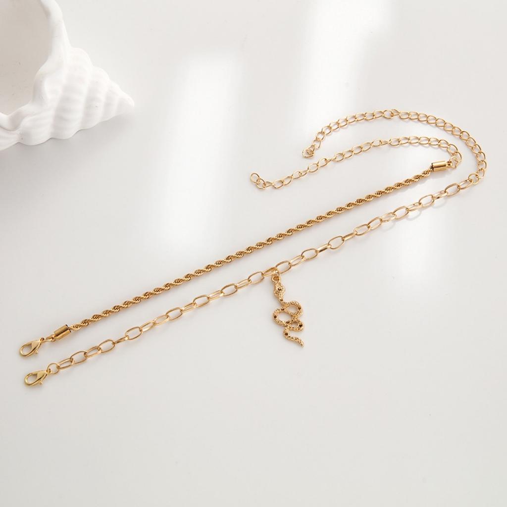 Rhinestone Foot Ornaments, Adjustable Anklet, Crystal Double Heart-shaped Anklet