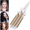 Durable Portable Hair Straightener 3 Barrel Hair Waver Stylish Fast Adjustable Ceramic Hair Styling Tools Automatic Hair Curlers
