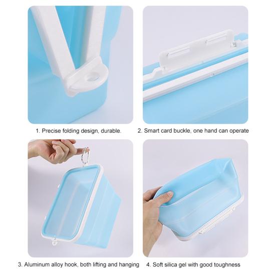 1500 ml Frischhaltebox für Lebensmittel, stabiles, nahtloses Silikon, leicht zu reinigender Aufbewahrungsbeutel für Lebensmittel, Haushaltsbedarf