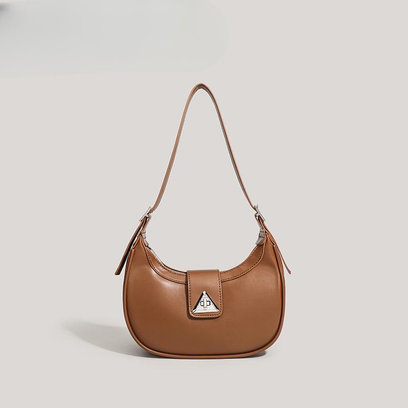 Baguette Underarm Bag Female Fashion One-shoulder Crossbody Bag Instagram Super Fire Commute Solid Color Bag