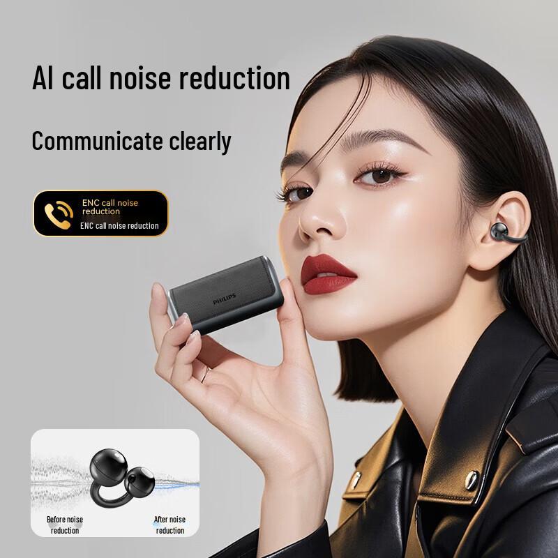 Philips TAQ5020 Open-Ear Clip-On Bluetooth Sports Headphones